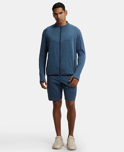 Image of Jockey SP17 Men's Soft Touch Microfiber Elastane Stretch Thumbhole Jacket with Stay Dry Treatment