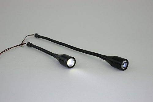Lámpara LED mini cuello de ganso 12V para panel miniatura 6