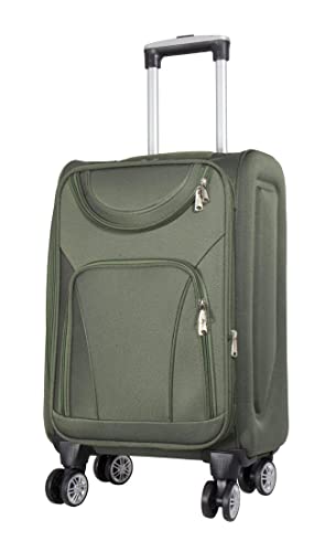 Warenhandel König Weichgepäck-Trolley »Maribor«, 4 Rollen, aufrecht rollbar Farbe Grün Gr. M Cover