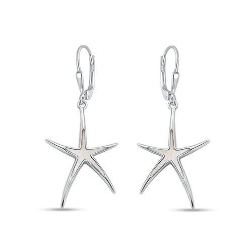 Image of TRUESILVER ACPL 925 Sterling Silver BIS Hallmarked Designer Drop & Dangle Leverback Earrings for Women