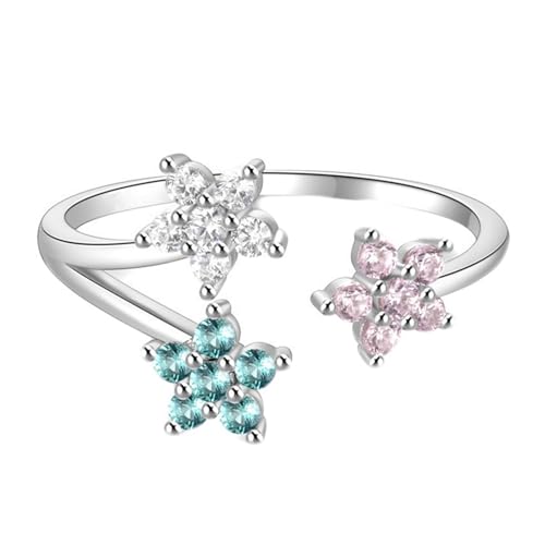 Anillo de oro blanco Au585 Wycian de forma redonda clásica