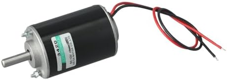 Feegow Bakır Sargılı 12V 24V 30W Kalıcı Mıknatıslı DC Motor Yüksek Hızlı Jeneratör, DIY Projeleri İçin Çift Yönlü CW/CCW Döndürme, Hatmi Makineleri (12V-3500 rpm) - Görsel 2