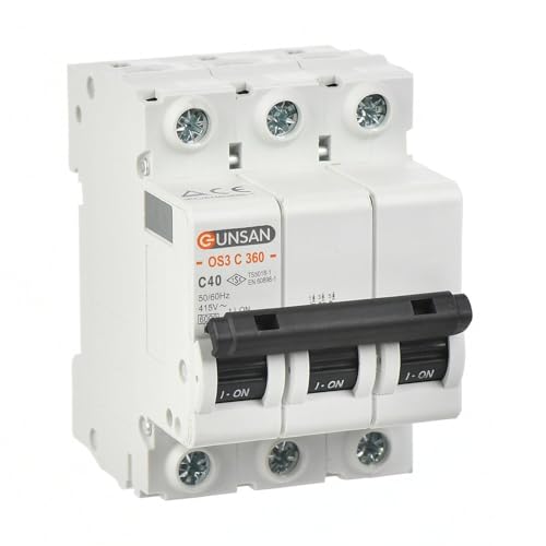 Elektrik Otomatik Sigorta 3 Kutup 6kA C Tipi 40A
