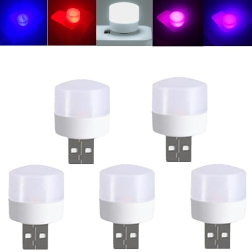 Luz nocturna LED USB superbrillante de 5 tonos con protección visual 2