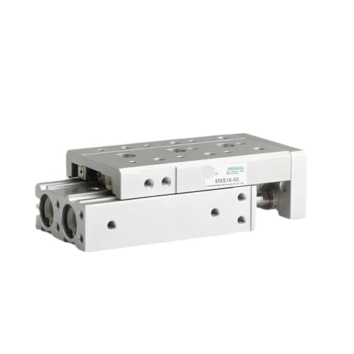 Cilindro neumático de mesa deslizante de aire serie MXS8 con guías MXS8-10 y MXS8-20 4