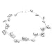 Kercisbeauty Wedding Crystal Headband for Bride Hair Vine Wreath Bridal Headpiece Prom Hair Accessories (Silver)