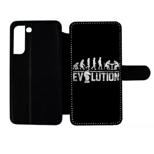 Étui en cuir pour Samsung Galaxy S22 Plus housse fermeture magnétique échecs