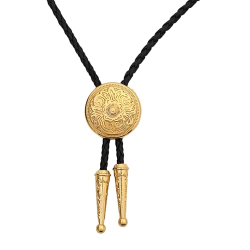 Image of Jeilwiy Bolo Tie for Men, Western Bolero Tie Cowboy Ties Native American Cowgirl Bolo Tie Accessories for Men Women