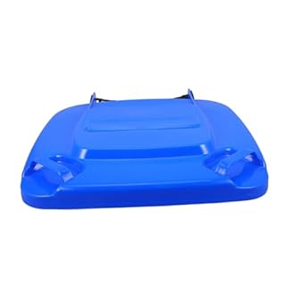 Alipis 1pc Plastic Bucket Lid Square Outdoor Garbage Can Bin Lids Replacements Garbage Can Lids Bins Trash Can Lid Replacement Garbage Cans for Kitchen Trashcan Utility Container Lid Blue
