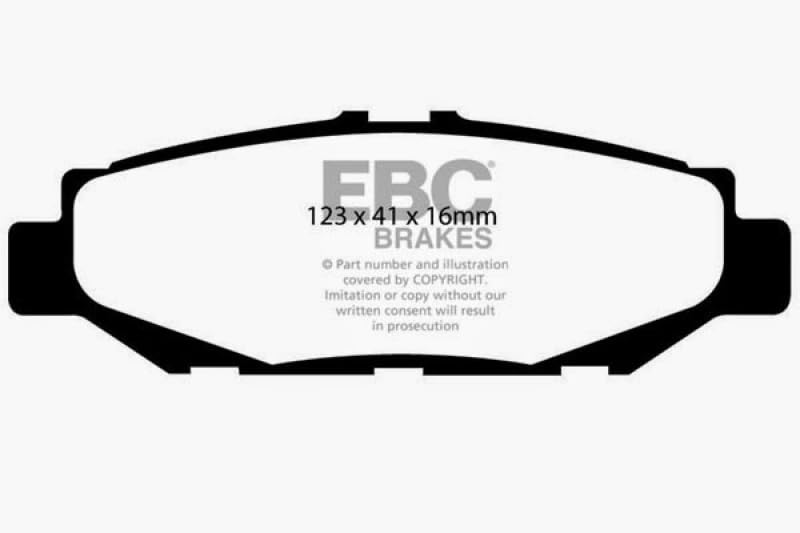 Image of EBC Brakes DP4848R Yellowstuff Street and Track Brake Pad