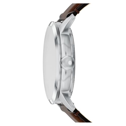 Image of Fossil Townsman Brown Automatic Leather Watch ME3270