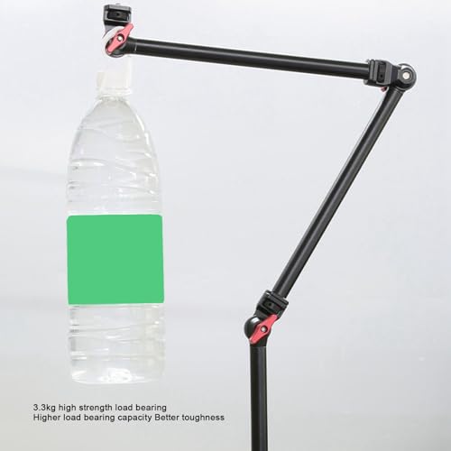 Braço de webcam, suporte de webcam para mesa, braço articulado ajustável 360 ° cabeça esférica C bra