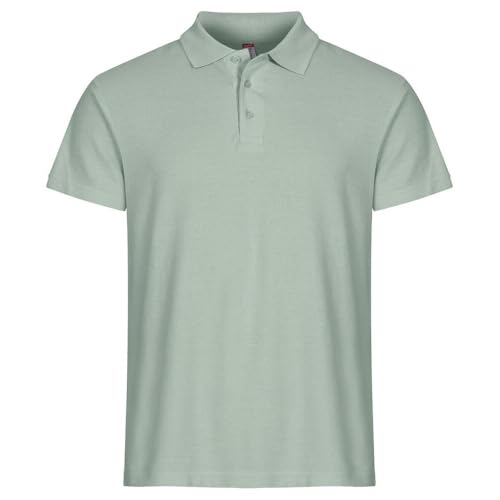 CliQue Mens Basic Polo Shirt (L) (Sage Green)