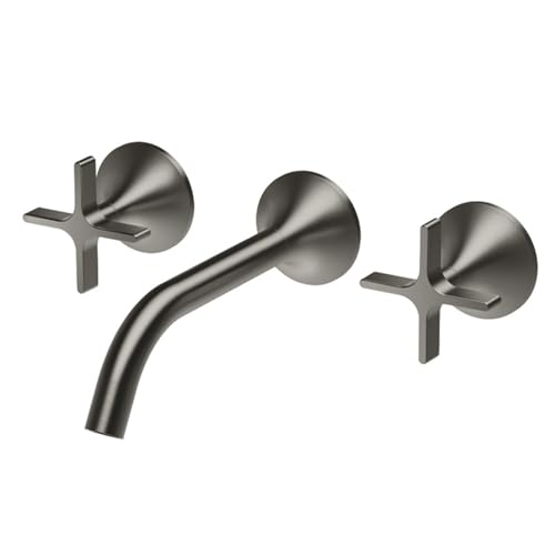 Robinets de lavabo de salle de bains muraux MOCHAMIK pour une vasque moderne et épurée