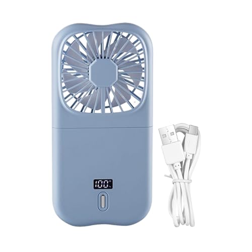 Ventiladores De Sobremesa Pequeños Y Silenciosos,Ventilador Portátil Plegable Con Soporte Para Teléfono | Dispositivo De Enfriamiento Personal Para Ir De Compras, Camping, Deportes Y Pesca