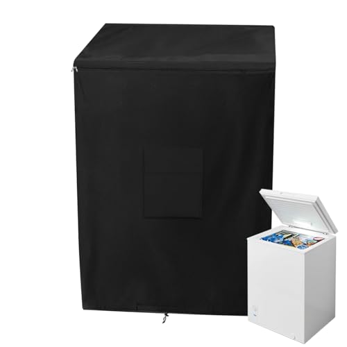 Para Congelador Horizontal | Impermeable | Resistente Al Polvo De Tela Oxford Con Doble Apertura | Para Electrodomésticos De Exterior E Interior Para El Hogar, Garaje,