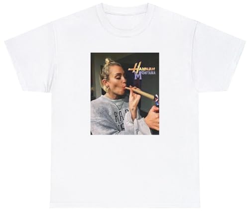 T-shirt Hannah Montana meme pour adulte en coton confort