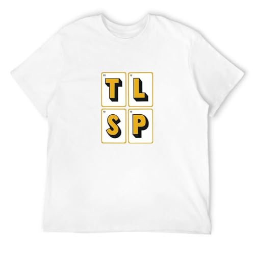 Photo de STARRY STAR Men's The Last Shadow Puppets Logo T-Shirts White 3XL