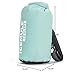 ICEMULE Classic Medium Collapsible Sling Strap Cooler Hands Free, Waterproof, All Day Cooling, Soft Sided Cooler for Hiking, Picnics, Camping & Fishing, Fits 16 Cans, Seafoam