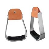 QUXVUIS Étriers Western élégants pour Une Meilleure expérience d'équitation en extérieur, offrant stabilité et Confort pour Vos Aventures équestres. Adopter Un Style