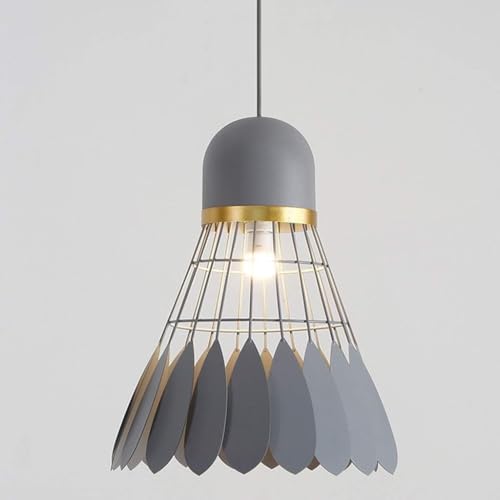 Lampe suspendue fer avec éclairage décoratif pour grand plafond