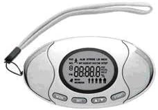 2 in 1 Pedometer with Body Fat Analyser Step Counter - Chrome