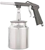 Air Undercoating Spray Gun with 750ml Suction Feed Cup, Apply Sprayable Truck Bed Liner Coating,...