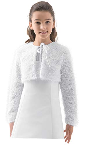 deine-Brautmode Kommunionjacke Jacke Kommunion Felljacke, 134 Cover