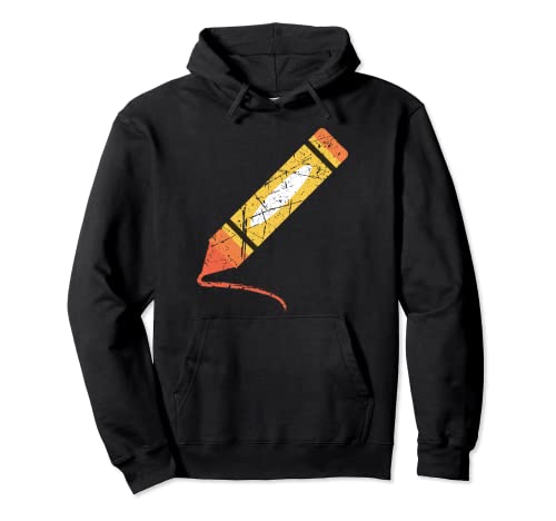 Buntstift-Zeichnung, niedliche Farbe, Maler, Grafiker, Farbe Pullover Hoodie