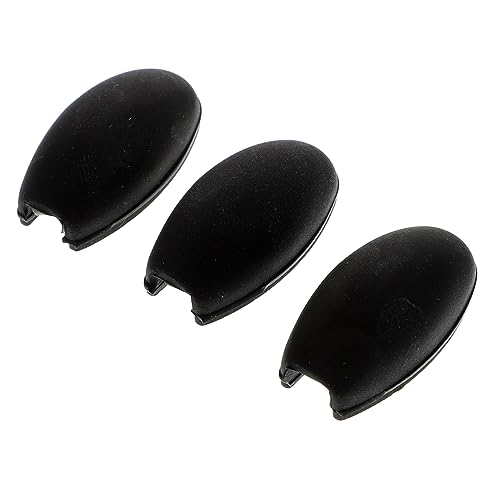 Toddmomy 3Pcs Saxophone Side Key Protective Covers Black Sax Palm Button Pads Music Instrument Accessory for Alto Tenor Soprano Sax Maintenance and Performance