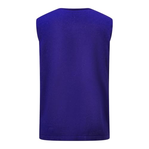 Image of SOLILOQUY Christmas Sweater Vest for Women Button Down Embroidery Knit Vest