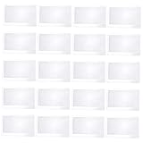Hoement Lot de 20 Loupes De Carte De Crédit 3X Feuille Grossissante PVC 85x55 Mm Lecture ...