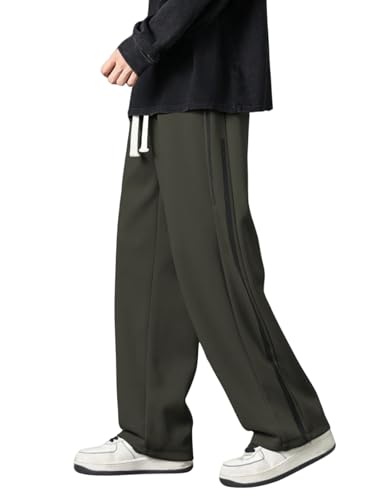 GRECIILOOKS Korean Style Track Pants for Men – Loose Fit Lycra Cargo Joggers | Trendy Gym & Streetwear Bottoms with Utility Pockets (Available in Plus Size and Combo Pack of 2)