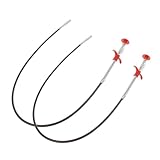ULTECHNOVO 2pcs Flexible Grabber Claw Drain Hair Remover Tool 1.6m Snake Toilet Clog Pickup for Bathroom Sink and Shower Drain