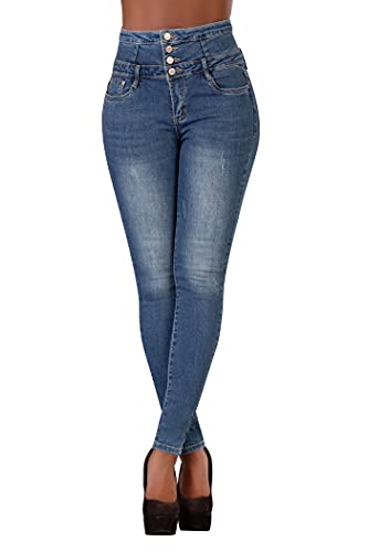 High Waisted Jeans for Women, Trendy Womens Jeans, Skinny Butt Lift Pants for Women with Tummy Control.