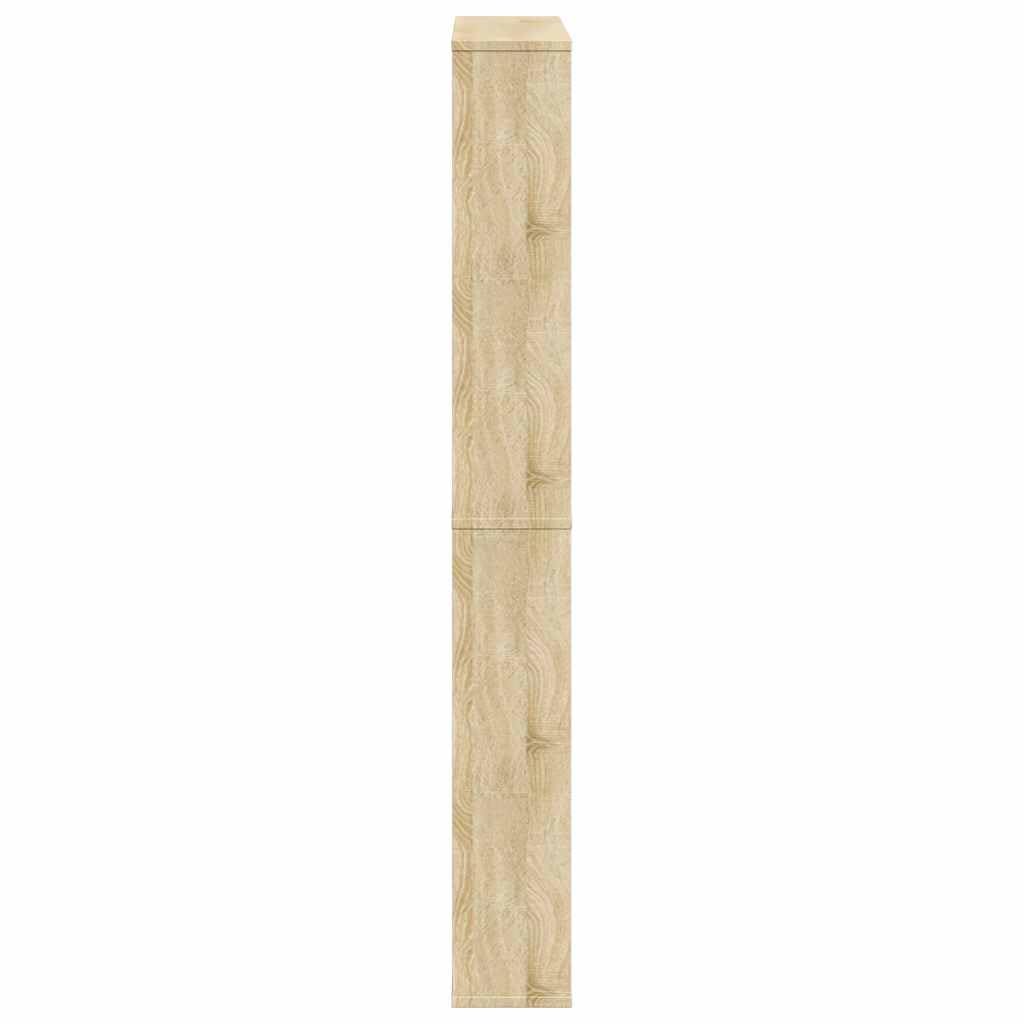 Szafka na buty z lustrem dębowym z 4 składanymi półkami, 63 x 17 x 134 cm, regał na buty, organizer do korytarza, korytarza, garderoby, zamknięta półka na buty, wąska, wysoka, możliwość