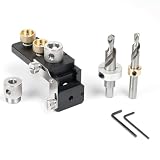 EasyByMall Aluminium-Profilgewinde- und Bohrwerkzeug für M6 M8 Gewindeschneiden, Präzisions-Lochbohrer-Set für 20, 30, 40 Serie, L-Form-Extrusionen