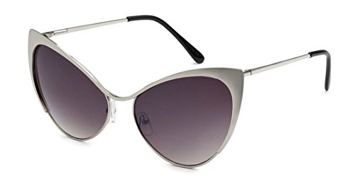 WOMENS High Fashion Full Metal Cat Eye Sunglasses2