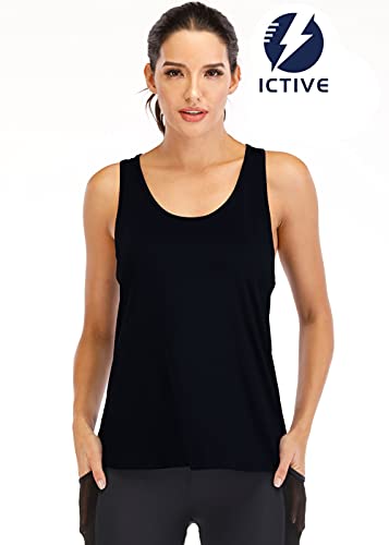 ICTIVE Workout Tank Tops for Women Yoga Tops for Women Loose Fit Backless Muscle Racerback Summer Gym Shirts2