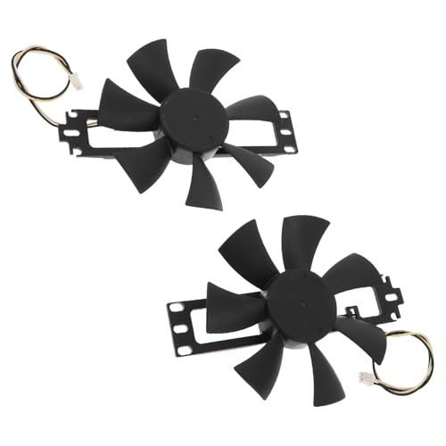Hoement 2 Ventiladores Para Cocina De Inducción Ventiladores Portátiles Para Cocina Para Caravanas Color Negro