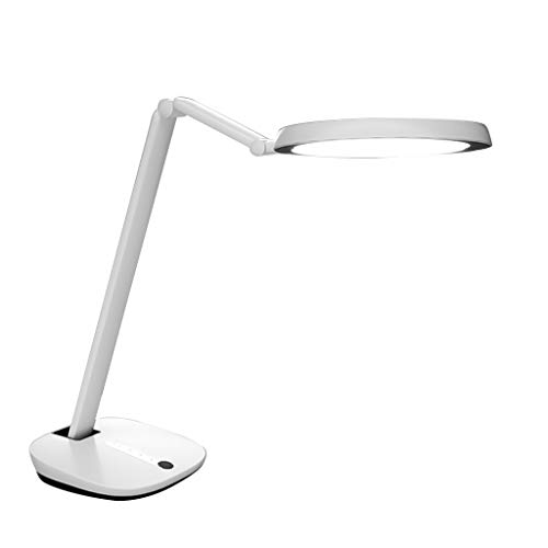 Preisvergleich Produktbild Beleuchtung Led Tischlampe Schlafsaal Lampe Schreibtisch Lernen Kleine Tischlampe Schlafzimmer Nachttischlampe Touch Augenschutz Tischlampe (Color : Weiß, Size : 19 * 19 * 41cm)