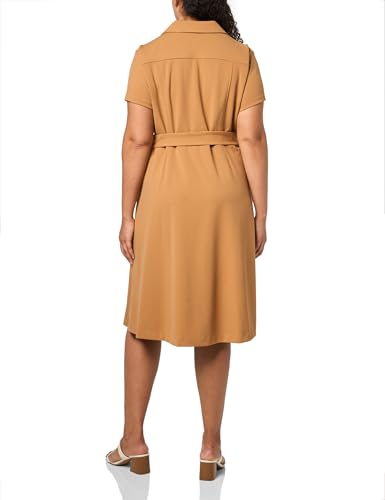 Image of Tommy Hilfiger Women's Scuba Midi Tie Waist Dress