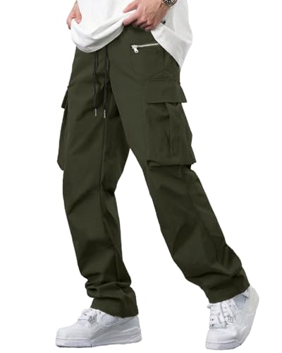 Image of Noble Monk Men's Cargo Pant | Drawstring | Solid Cargo | Multi Pockets Trackpant