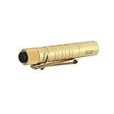 Olight i3T EOS Brass 180 Lumen LED Flashlight, Tail Switch with momentary on, Dual-Output with AAA...