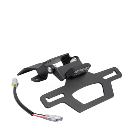 BTCTLPLMKK For Z900 Z900SE 2017-2024 バイク用 ライトウインカーナンバープレートホルダー フェンダーレスキット バイク用 ナンバープレートステー(Item B)