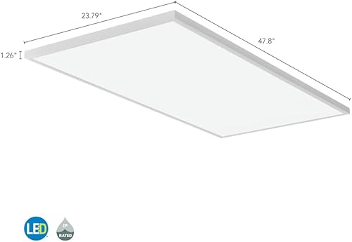 Miniatura 9 de Lithonia Lighting - Panel plano CPANL con luz LED de 2 x 4 pies, accesorio de iluminación de techo, 4000 lúmenes, 3500K4000K5000K CCT conmutable,