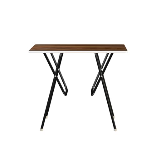 Image of The MM Furniture Store 2x3ft Multi-Purpose Foldable Desk: Study, Computer, Laptop, Dining - Matte Walnut Finish, Engineered Wood