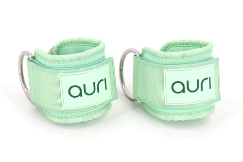 Auri Fit Padded Ankle Strap with Stainless Steel D-Ring - Plush, Luxury, Aesthetic Neoprene for Comfort and Support for Glute, Leg, & Booty Workouts - Cable Exercise Machines, Kickback, Leg Extension, Hip Abductor (Sage - Single) - image 2