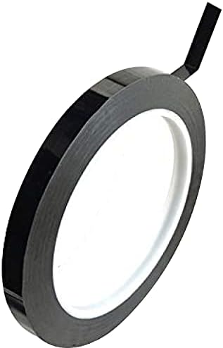 3mm Whiteboard Tape - Self Adhesive Whiteboard Tape Grid Marking, Thin Black Tape - White board Gridding Tape for Graphic Chart, Presentations and Artwork