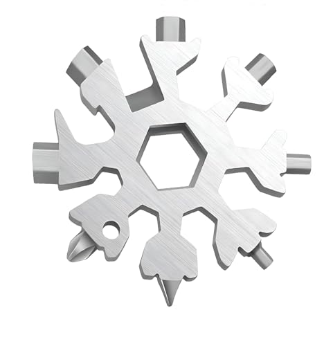 Versatile 18-in-1 Snowflake Multi-Tool with 18 Functions – Compact Utility Tool with Snowflake Design for Outdoors, DIY Projects, and Survival Gear -Unique Snowflake Design 6 31ElzKOhDsL